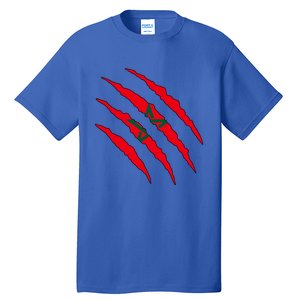 Moroccan Flag Morocco Gift Tall T-Shirt