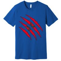 Moroccan Flag Morocco Gift Premium T-Shirt