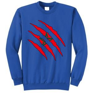 Moroccan Flag Morocco Gift Tall Sweatshirt