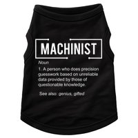Machinist For Menfunny Machinist Premium Doggie Tank