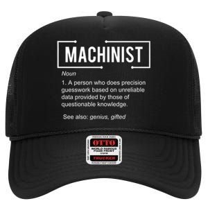 Machinist For Menfunny Machinist Premium High Crown Mesh Back Trucker Hat