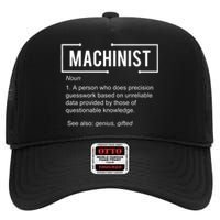 Machinist For Menfunny Machinist Premium High Crown Mesh Back Trucker Hat