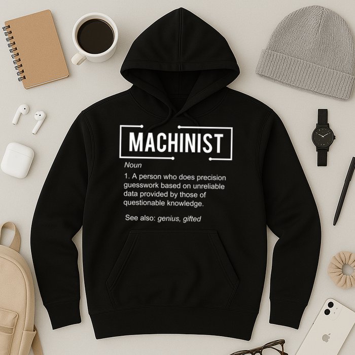 Machinist For Menfunny Machinist Premium Hoodie