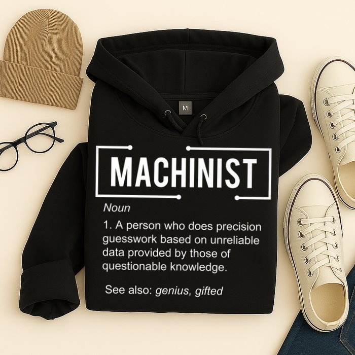 Machinist For Menfunny Machinist Premium Hoodie