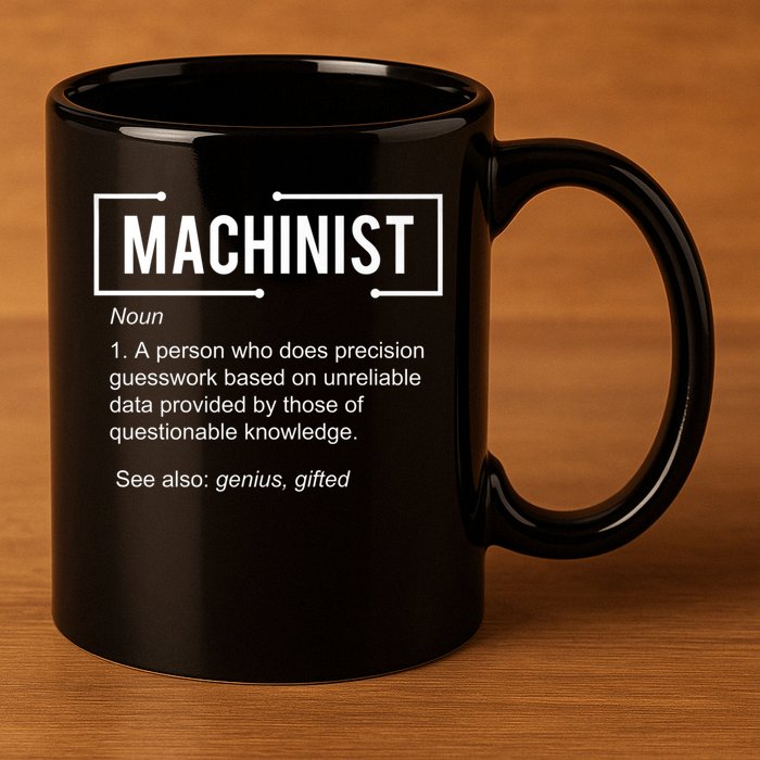 Machinist For Menfunny Machinist Premium 11oz C Handle Ceramic Mug