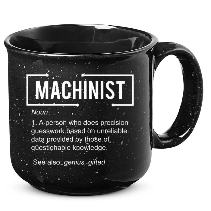 Machinist For Menfunny Machinist Premium 15oz Campfire Ceramic Mug