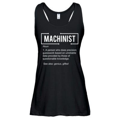 Machinist For Menfunny Machinist Premium Ladies Essential Flowy Tank