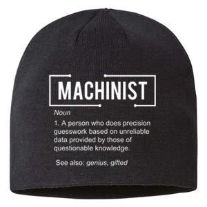 Machinist For Menfunny Machinist Premium Sustainable Beanie