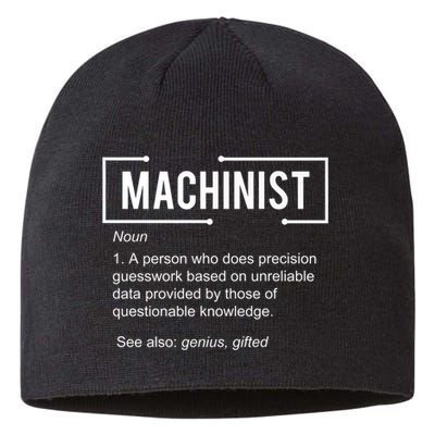 Machinist For Menfunny Machinist Premium Sustainable Beanie