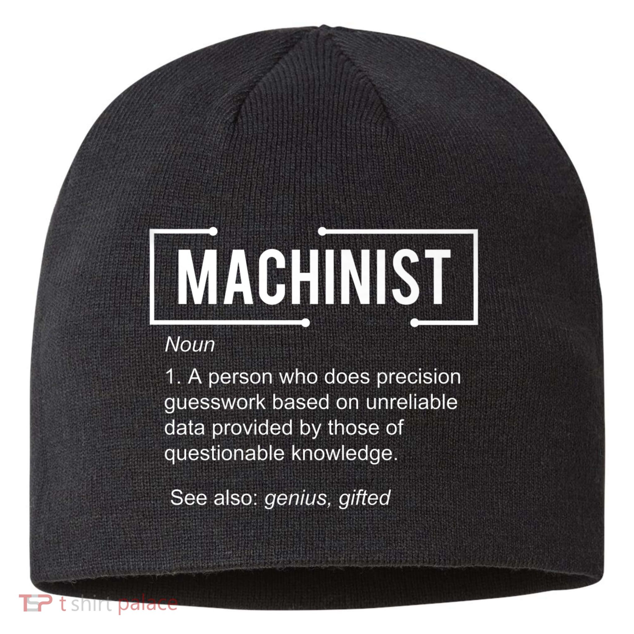 Machinist For Menfunny Machinist Premium Sustainable Beanie