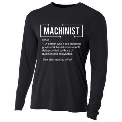 Machinist For Menfunny Machinist Premium Cooling Performance Long Sleeve Crew