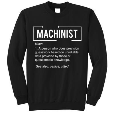 Machinist For Menfunny Machinist Premium Tall Sweatshirt