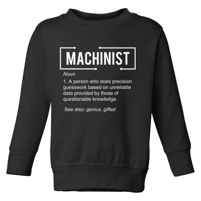 Machinist For Menfunny Machinist Premium Toddler Sweatshirt