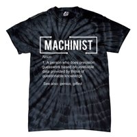 Machinist For Menfunny Machinist Premium Tie-Dye T-Shirt
