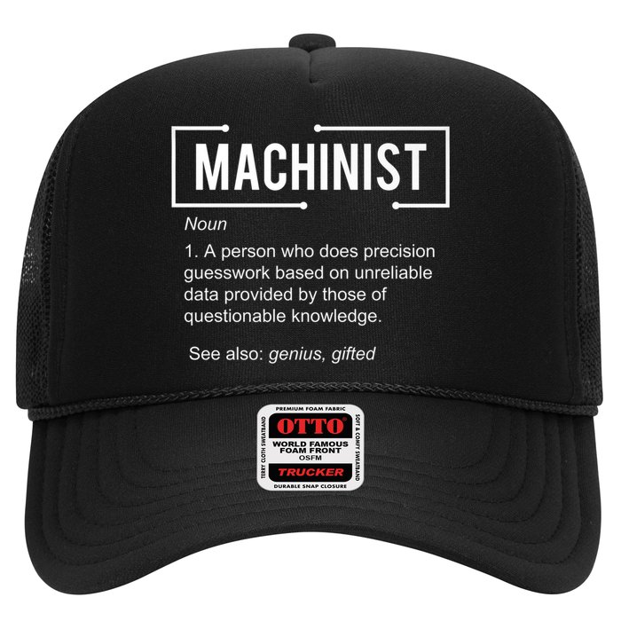 Machinist For Menfunny Machinist Premium Trucker Hat
