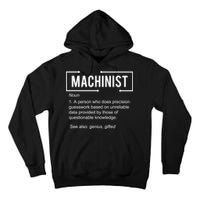 Machinist For Menfunny Machinist Premium Tall Hoodie