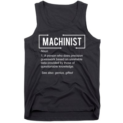 Machinist For Menfunny Machinist Premium Tank Top