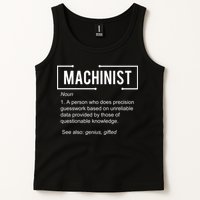 Machinist For Menfunny Machinist Premium Tank Top