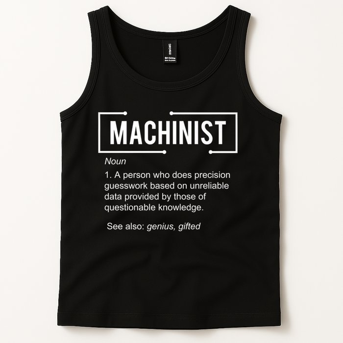 Machinist For Menfunny Machinist Premium Tank Top