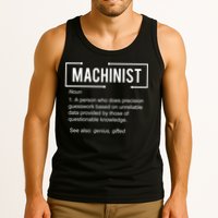 Machinist For Menfunny Machinist Premium Tank Top