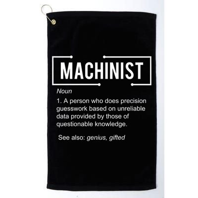 Machinist For Menfunny Machinist Premium Golf Towel