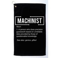Machinist For Menfunny Machinist Premium Golf Towel