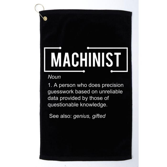 Machinist For Menfunny Machinist Premium Golf Towel