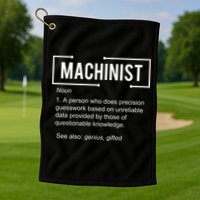 Machinist For Menfunny Machinist Premium Golf Towel