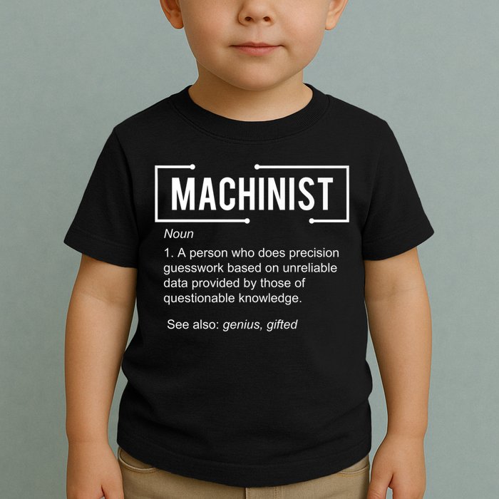 Machinist For Menfunny Machinist Premium Toddler T-Shirt
