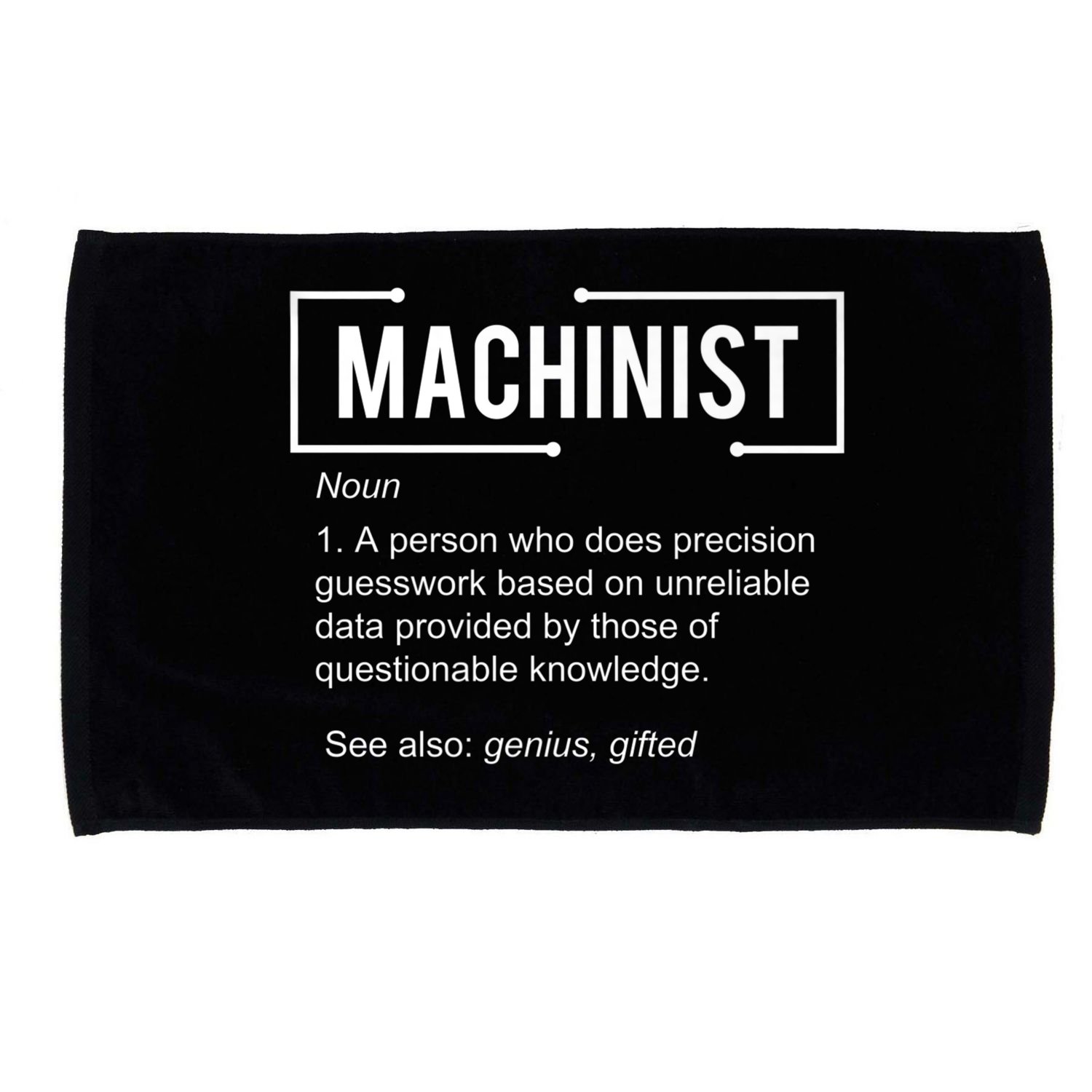 Machinist For Menfunny Machinist Premium Microfiber Hand Towel