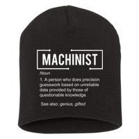 Machinist For Menfunny Machinist Premium Short Acrylic Beanie