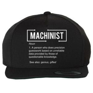 Machinist For Menfunny Machinist Premium Wool Snapback Cap