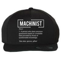 Machinist For Menfunny Machinist Premium Wool Snapback Cap