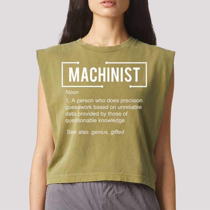 Machinist For Menfunny Machinist Premium Garment-Dyed Women's Muscle Tee