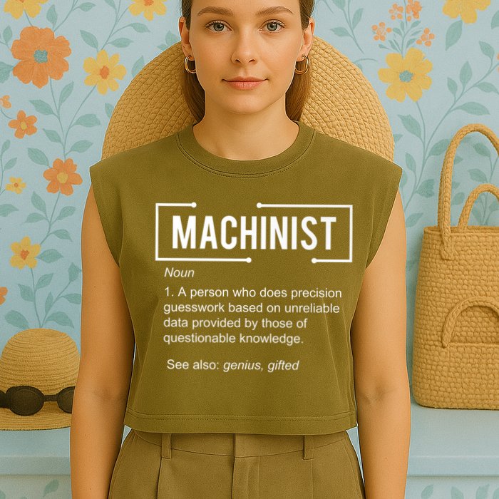 Machinist For Menfunny Machinist Premium Garment-Dyed Women's Muscle Tee