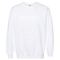 Machinist For Menfunny Machinist Premium Garment-Dyed Sweatshirt