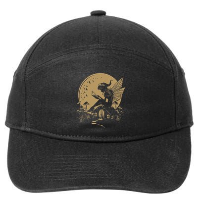 Mushroom Fairy Mushroom 7-Panel Snapback Hat