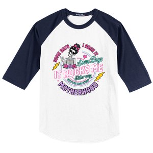 Motherhood Funny Mothers Baseball Sleeve Shirt