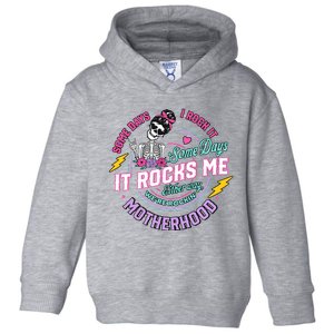 Motherhood Funny Mothers Toddler Hoodie