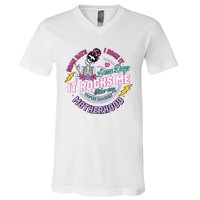 Motherhood Funny Mothers V-Neck T-Shirt