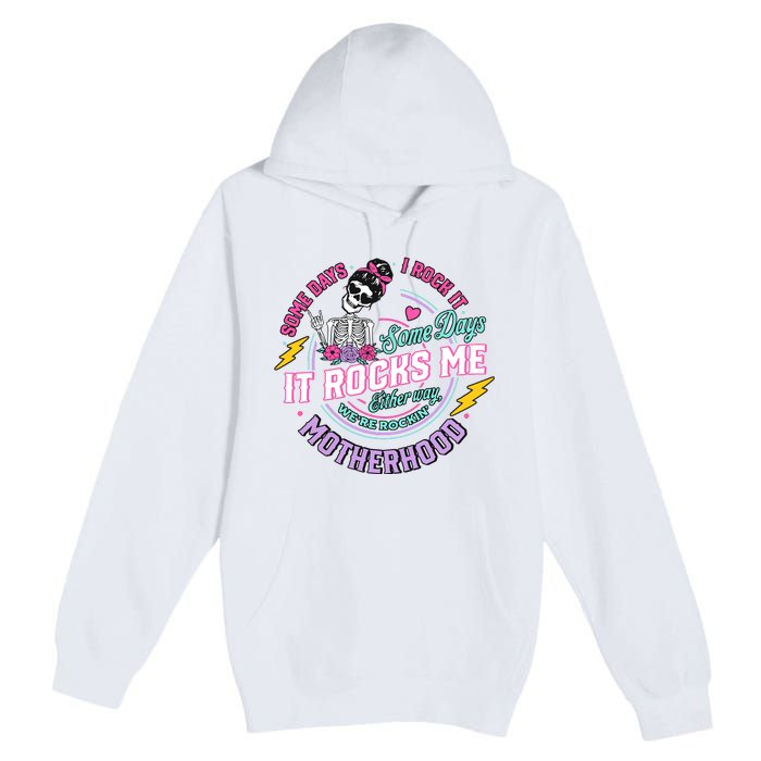 Motherhood Funny Mothers Premium Pullover Hoodie