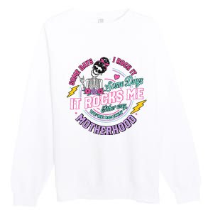 Motherhood Funny Mothers Premium Crewneck Sweatshirt