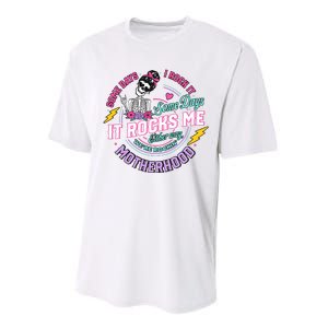 Motherhood Funny Mothers Performance Sprint T-Shirt