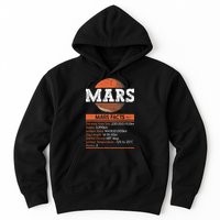Mars Facts Mars Planet Space Lover Hoodie