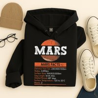 Mars Facts Mars Planet Space Lover Hoodie
