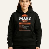 Mars Facts Mars Planet Space Lover Hoodie