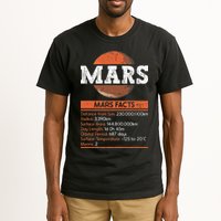 Mars Facts Mars Planet Space Lover Tall T-Shirt
