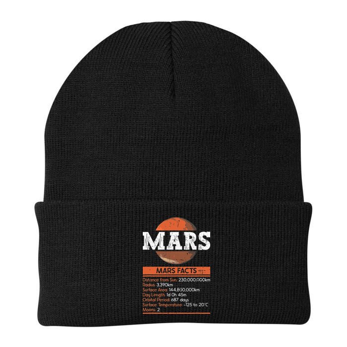 Mars Facts Mars Planet Space Lover Beanie