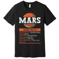 Mars Facts Mars Planet Space Lover Premium T-Shirt