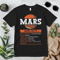 Mars Facts Mars Planet Space Lover Premium T-Shirt